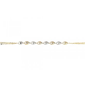 Gold bracelet 10kt, ar60-25B